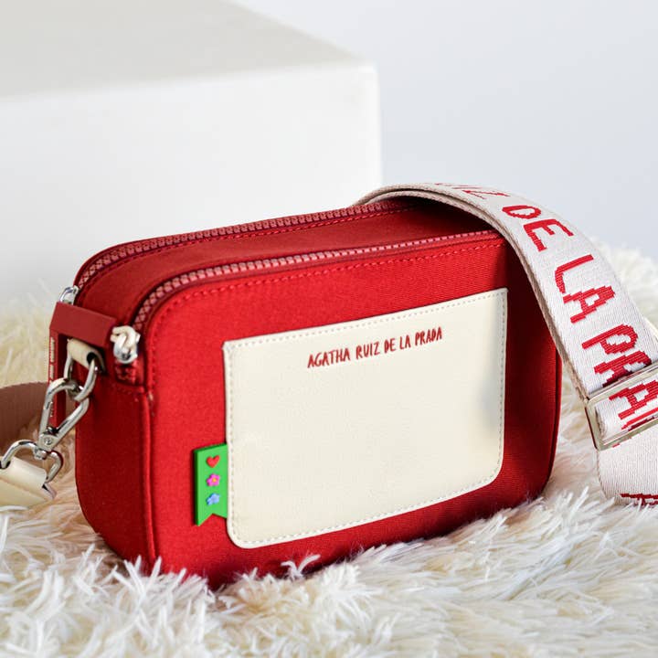 Agatha Ruiz De La Prada - Bolsos - Vente Sac à bandoulière – femme - Sac bandoulière toile Agatha Ruiz de la Prada rouge