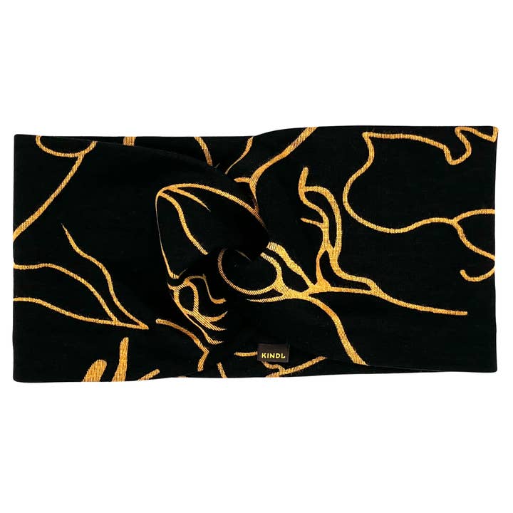 Fascia Nera Oro Design Nodo a Torsione Ponte Jersey per la vendita all'ingrosso da parte di KINDL wien