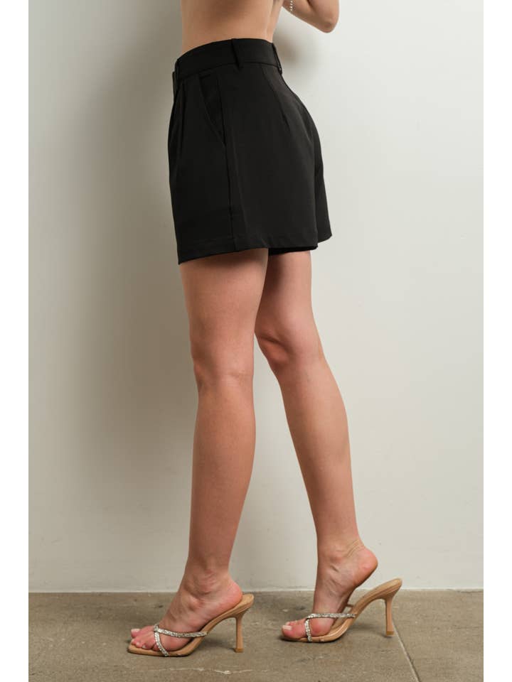 KIWI - Wholesale Shorts - Women's - IP2774 High Waisted Dressy Shorts