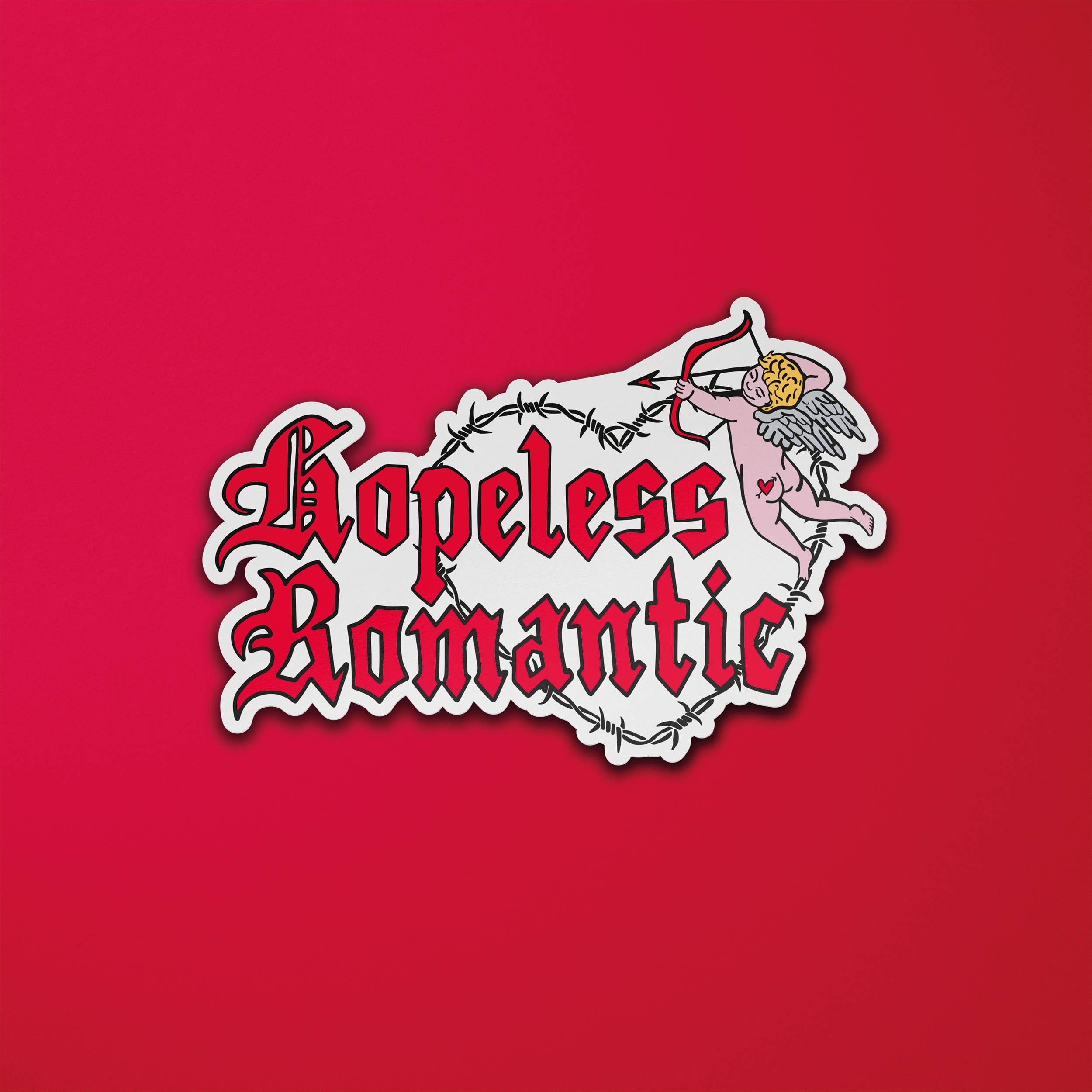 Talk and Tell - Wholesale Sticker - Hopeless Romantic Vinyl Sticker