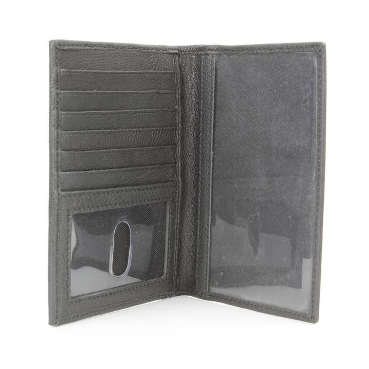 Leather Impressions Inc - Wholesale Passport Case - Unisex - Leather Passport Holder with Card Slots RB LW 21 100524
