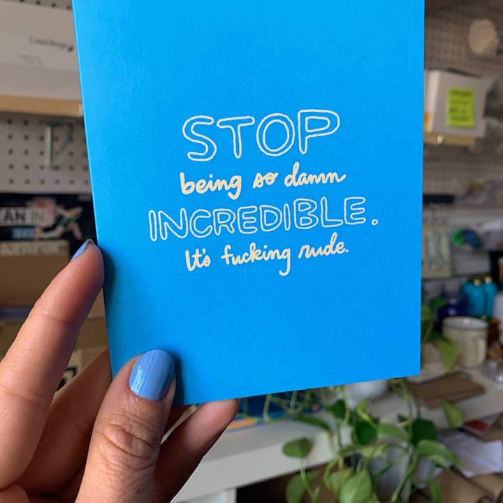 Stop med at være utroligt kort for engroshandel hos Good Letters Design