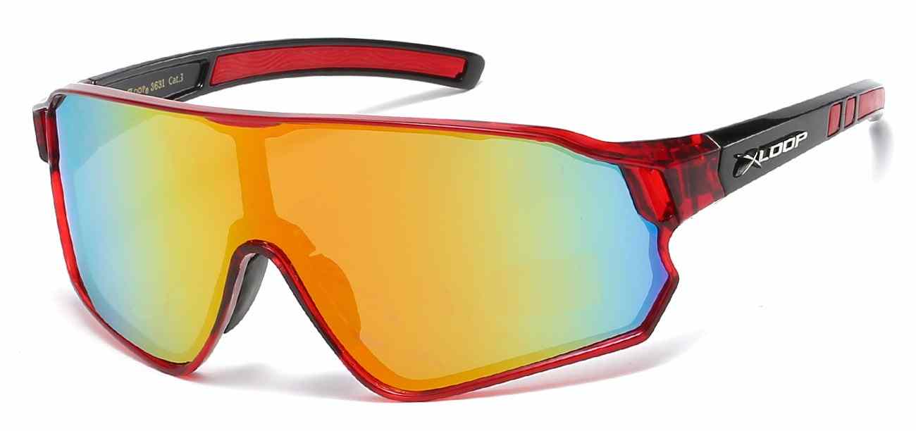 Sunrayzz Imports - Wholesale Sunglasses - Men's - Xloop Sports Shield x37162