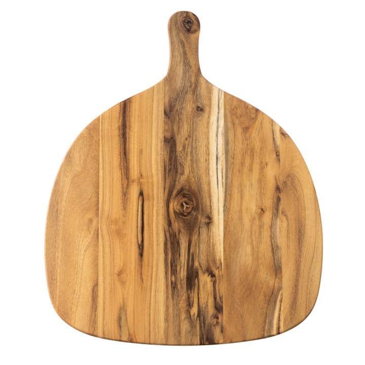 Tagliere per pizza in legno di teak grezzo 46X37,8X1,5 Cm 1 Pz per la vendita all'ingrosso da parte di Aida A/S
