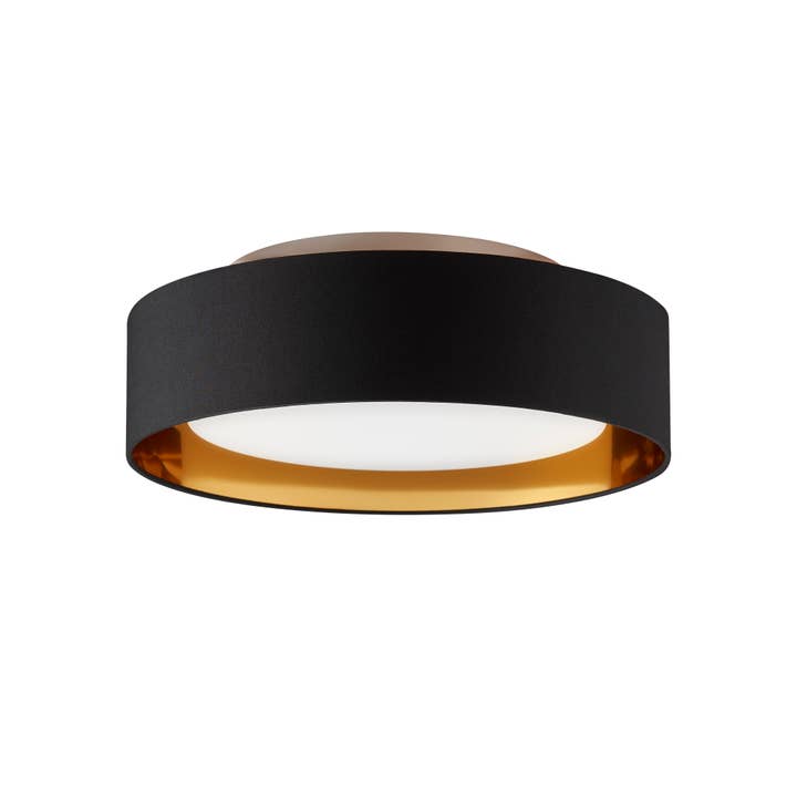 Bromi Design - Wholesale Chandelier/Hanging Light - Naomi Flush mount Black outside gold Inside