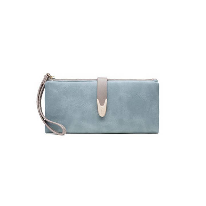 ACCITY - Wholesale Wallet - Women's - CASUAL FASHION BUCKLE LONG WOMEN'S WALLET_CWAB2335