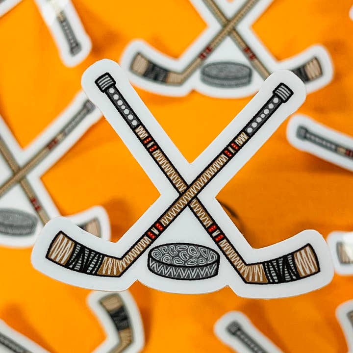 Autocollant pour mini-hockey (IMPERMÉABLE) pour la vente par Zenspire Designs