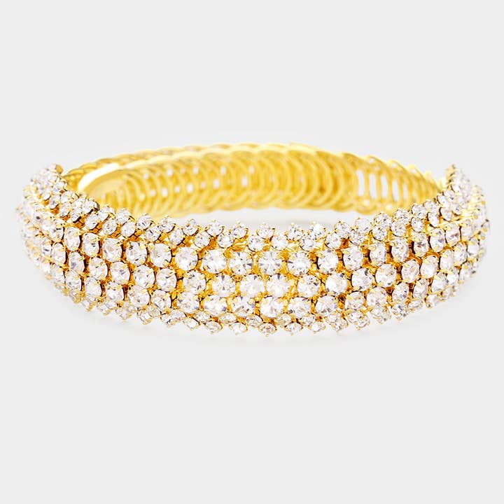 Pulsera de Noche Ajustable con Cristales Decorativos para venta al por mayor de Sensibling Corp.