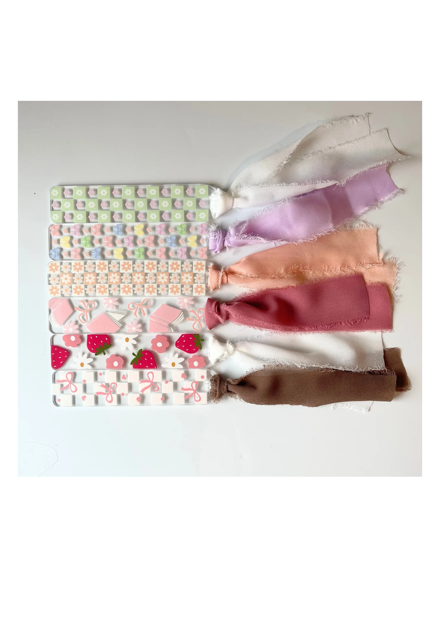 Typo Lettering Co – Großhandel Lesezeichen – Acryl-Lesezeichen mit Bändchen-Sommerkollektion 4