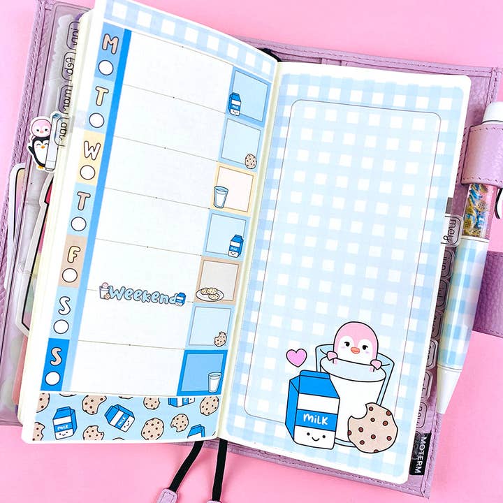 Shine Sticker Studio - Wholesale Sticker - Milk & Cookies Hobonichi Weeks Sticker Kit1