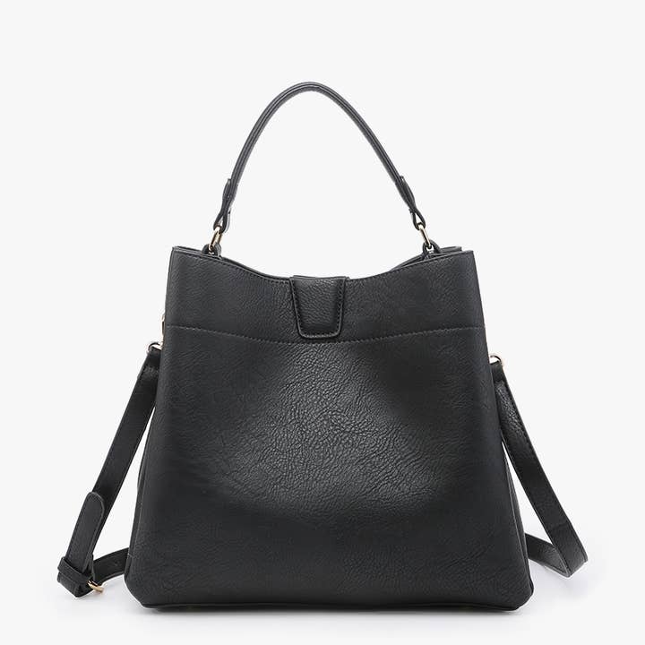 Jen & Co. - Wholesale Satchel - Women's - *SALE* M1951 Tati Monogrammable Satchel w/ Shoulder Strap