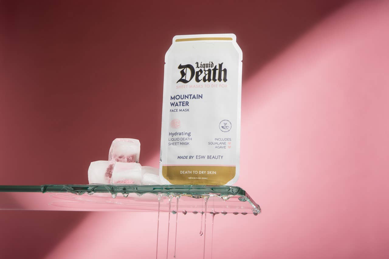 ESW Beauty - Wholesale Skincare Face Mask - Mountain Water Liquid Death Hydrating Face Mask6