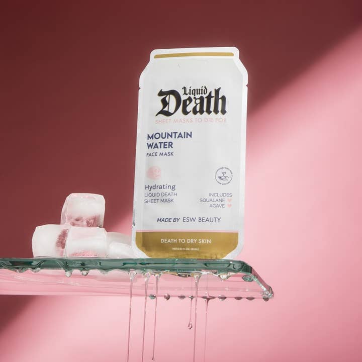 ESW Beauty - Wholesale Skincare Face Mask - Mountain Water Liquid Death Hydrating Face Mask6