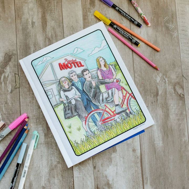 Hello Harlot - Wholesale Coloring Book - Adult - Schitt's Creek Coloring Book2