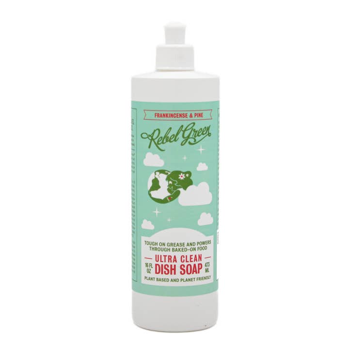Rebel Green - Wholesale Dish Soap - Dish Soap - Frankincense & Pine 16oz (unit) 0