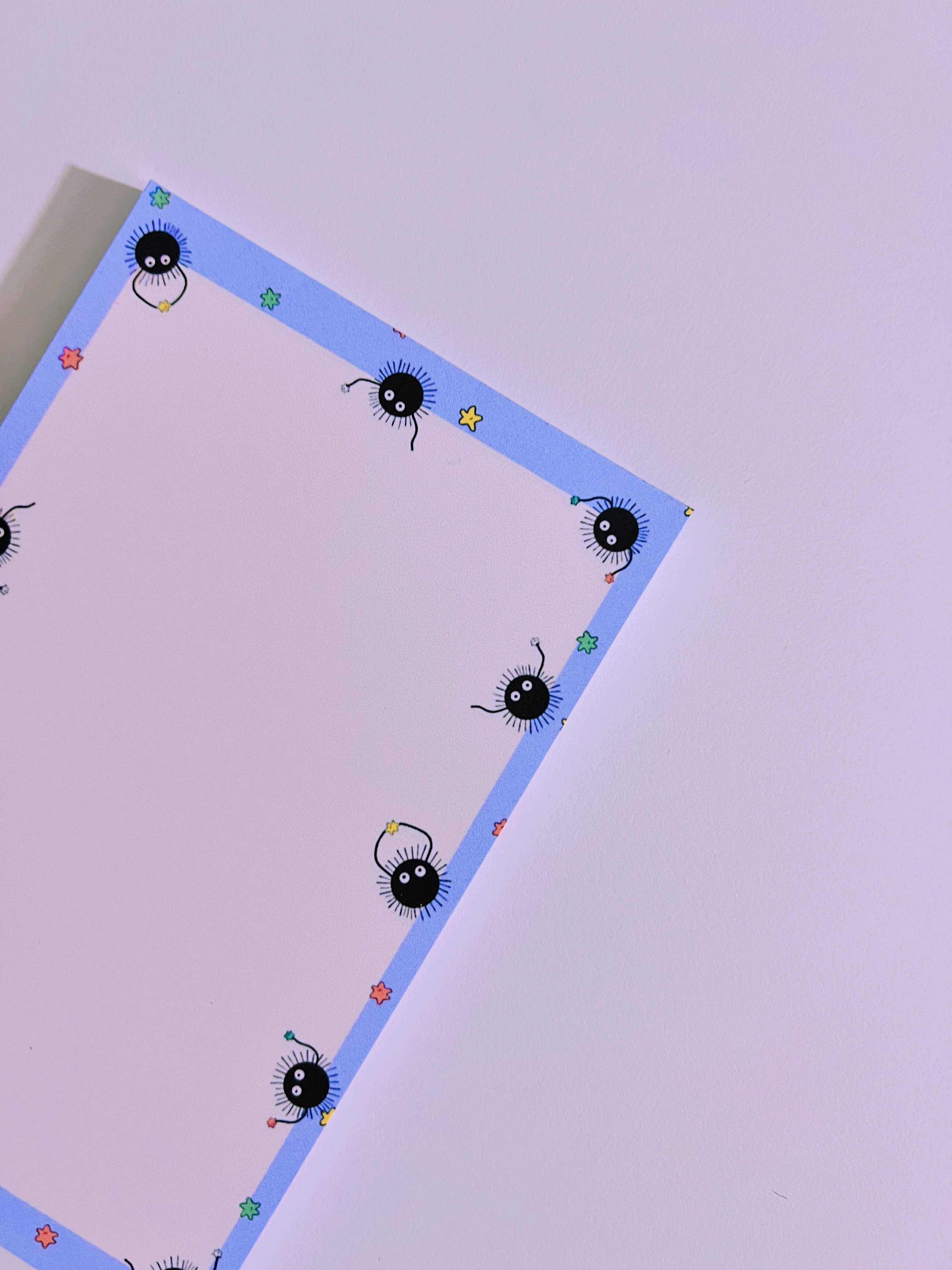 Cosmic Paper Studio – wholesale Notepad – Soot Sprites And Boh Notepad, Studio Ghibli, Spirited Away2