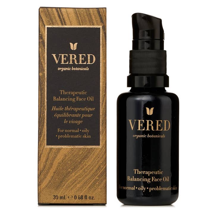 Huile Visage Équilibrante Thérapeutique pour la vente par Vered Organic Botanicals