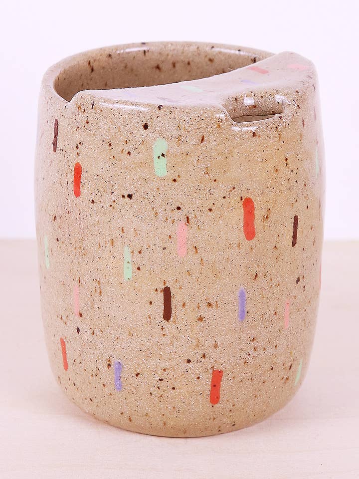 Ceramic Travel Mug - Confetti for wholesale by Nightshift Ceramics