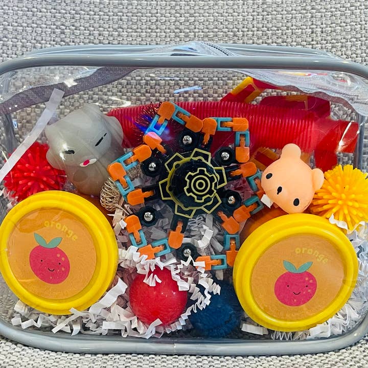 Orange scented Dough sensory kit! for wholesale by Sweetest Fidgets