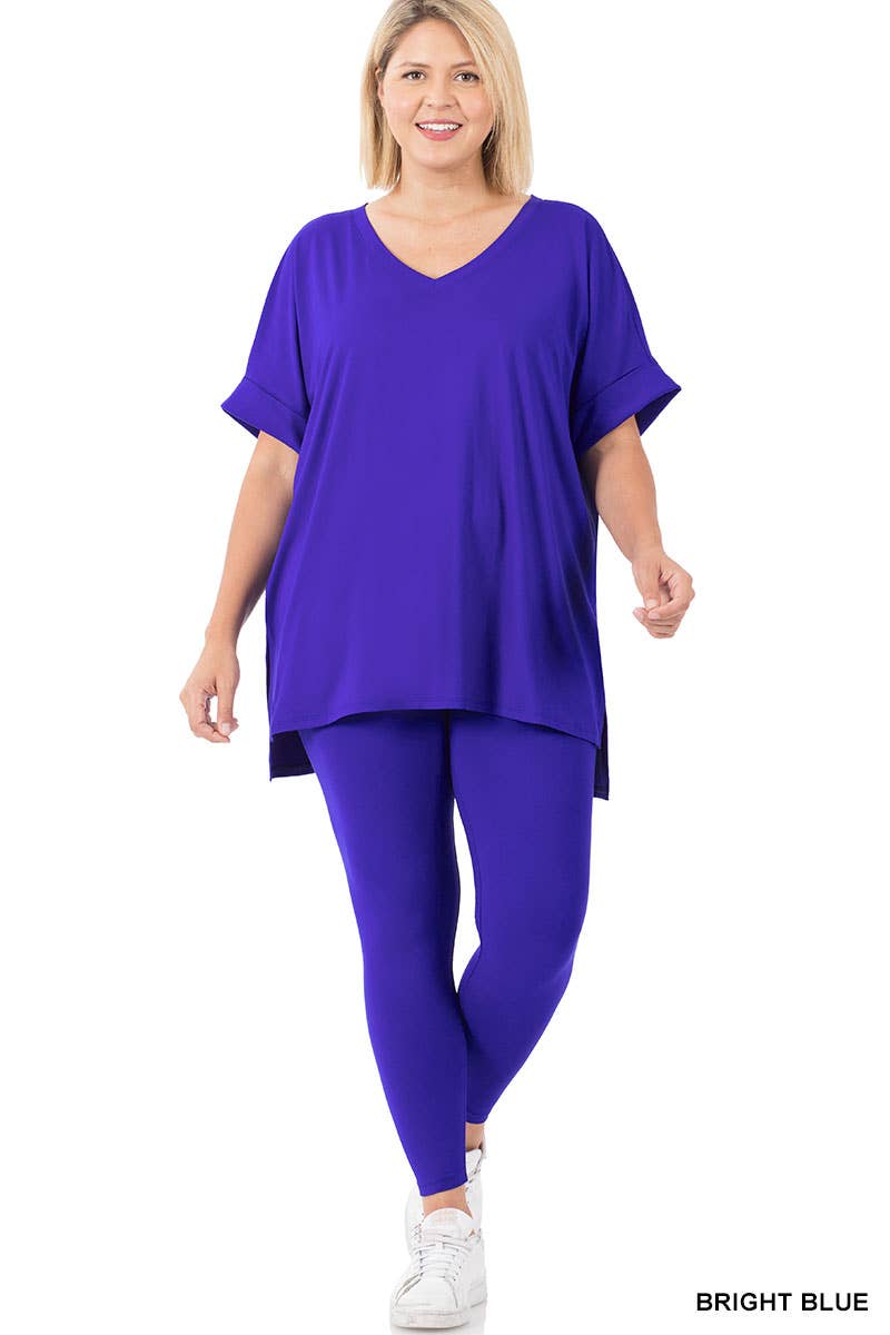 42POPS - Wholesale Lounge Set - Women's - '...Plus Microfiber Top & Leggings 2pc Set26