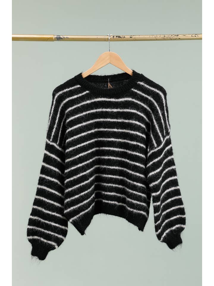 LÉA & LUC - Wholesale Knit Sweater - Women's - Striped sweater REF. 5115814