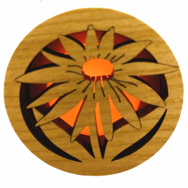 4027 Flower Glow Light for wholesale by Wood You Tell Me, Inc.