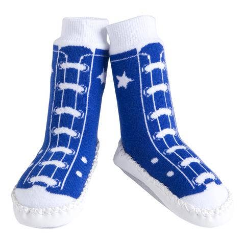 Zapatillas: Zapatillas altas en azul para venta al por mayor de JazzyToes