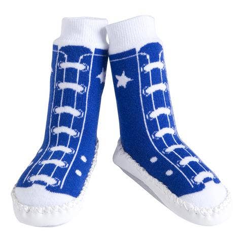 Zapatillas: Zapatillas altas en azul para venta al por mayor de JazzyToes