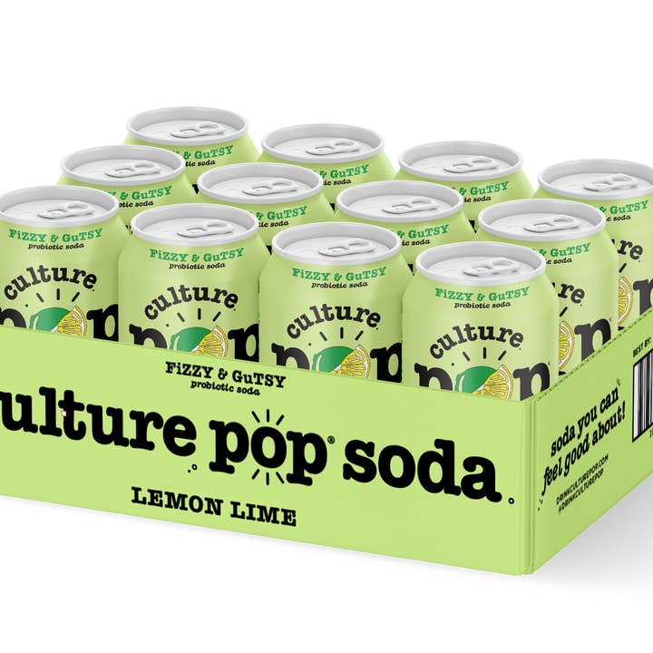 Culture Pop Soda - Wholesale Soda/Carbonated Drink - LEMON LIME - 12 Pack4