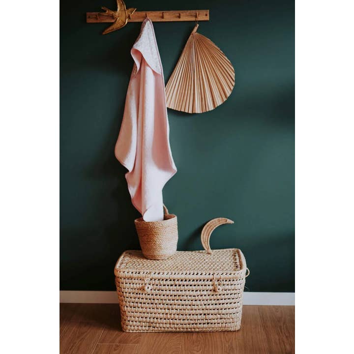 Manufacture des bébés français - Wholesale Hooded Towel - Kids & Baby - Lilac bath cape2