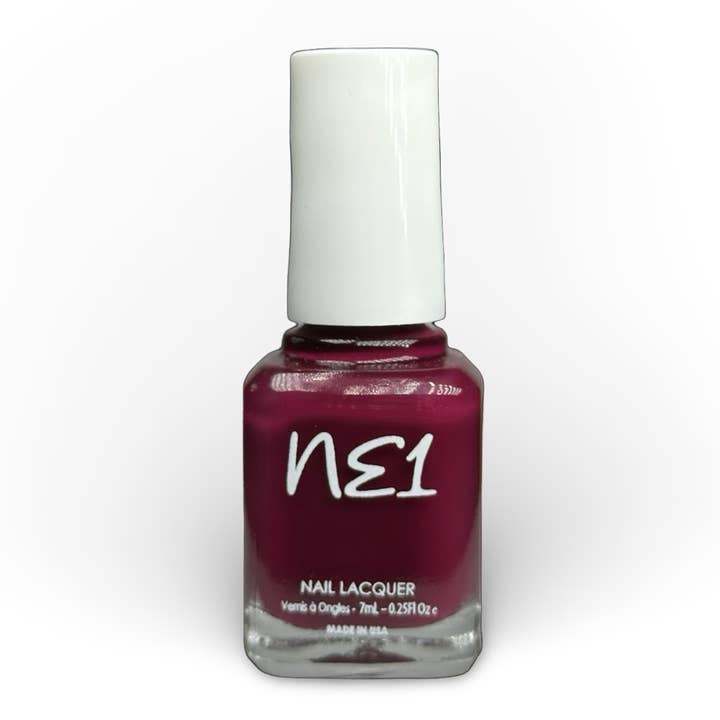 Crimson Kiss - Plum Purple Nail Polish for wholesale by NE1 Nail Polish