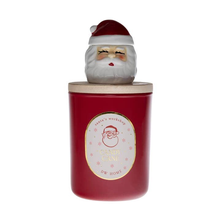 Goodies - Wholesale Jar/Filled Candle - Candy Cane x Santa's Workshop0