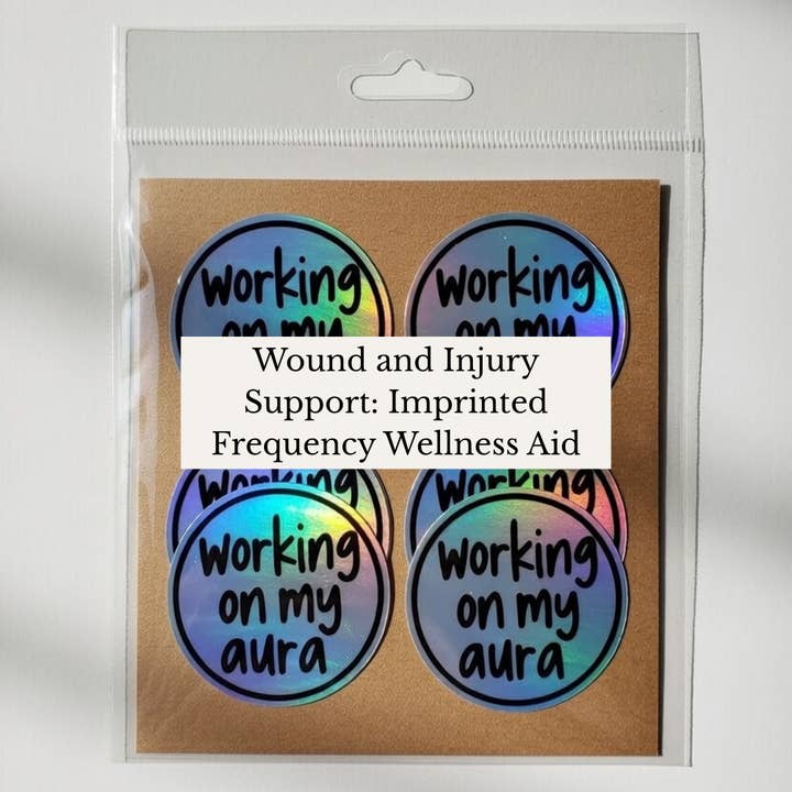 Soporte para Heridas y Lesiones – Ayuda de Bienestar con Frecuencia Impresa para venta al por mayor de Vairagya Yogashala