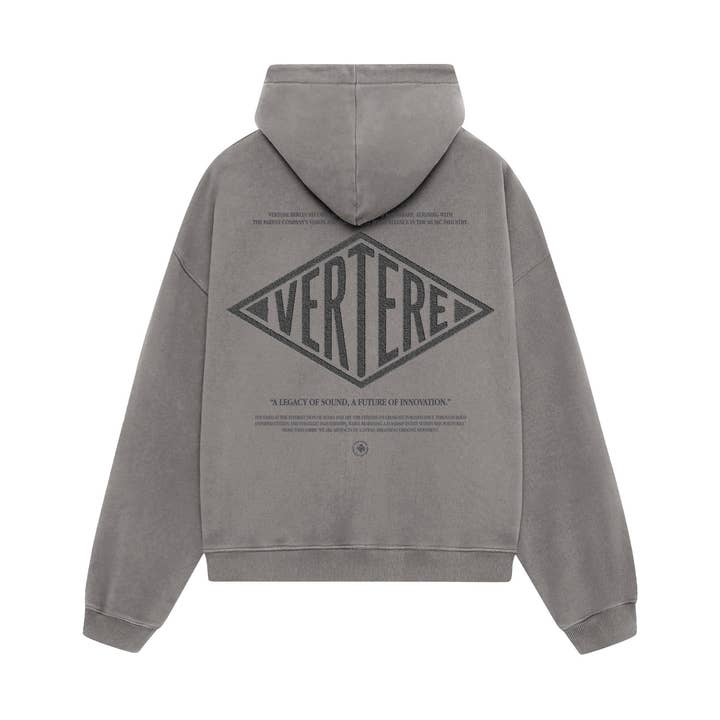 Hoodie mit Firmenlogo – gewaschene Lava für den Großhandel von Vertere Berlin