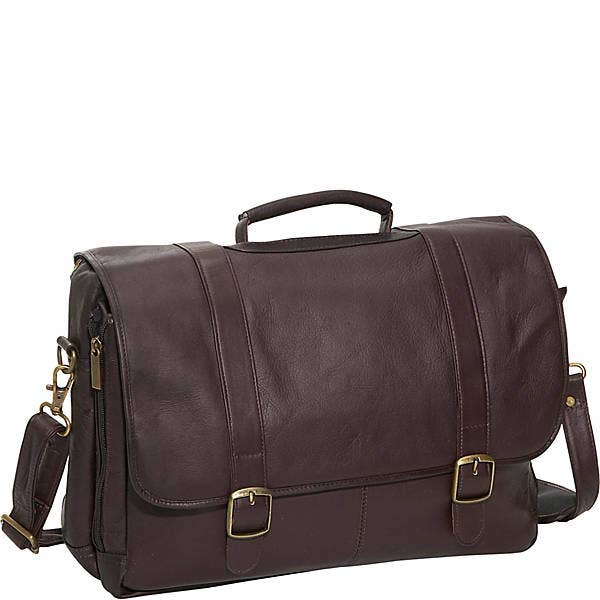Charlie Leather - Wholesale Briefcase - Unisex - Joel Large Briefcase3