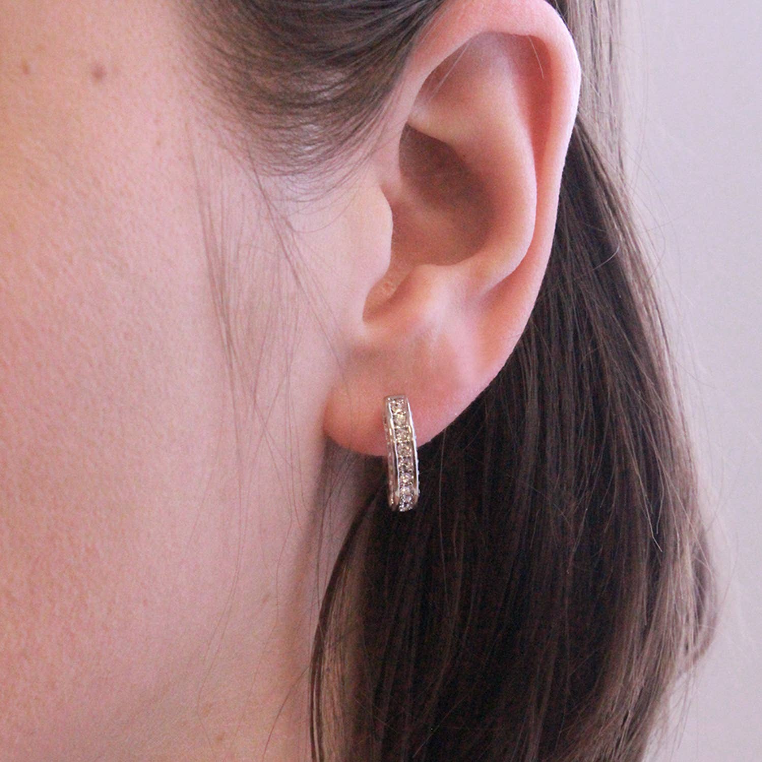 CARALI / MYC Paris – wholesale Dangle earrings – Perry Earrings - Silver and Crystal1