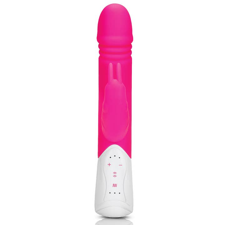 Lux Fetish Store – wholesale Sex toy – Thrusting Rabbit Vibrator with Throbbing Shaft11