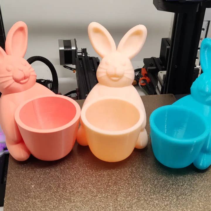 Easter Bunny Egg Holder for wholesale by The 3D Printiverse