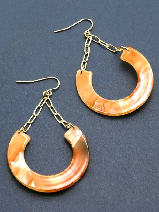 HESTESKO KÆDELED AKRYL DRÅBEØRERINGE | 31E21694 for engroshandel hos JOSSLYN by wall to wall