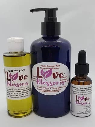 Ensemble de soins capillaires pour la vente par Love Blossoms Essentials