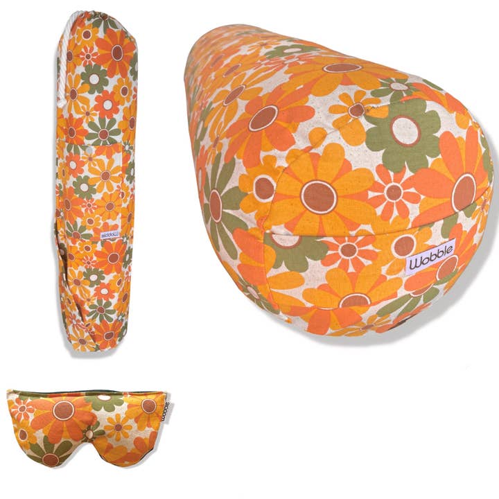 YIN Yoga bolster, Eye Pillow and Mat Bag Set for wholesale by Wobble Yoga