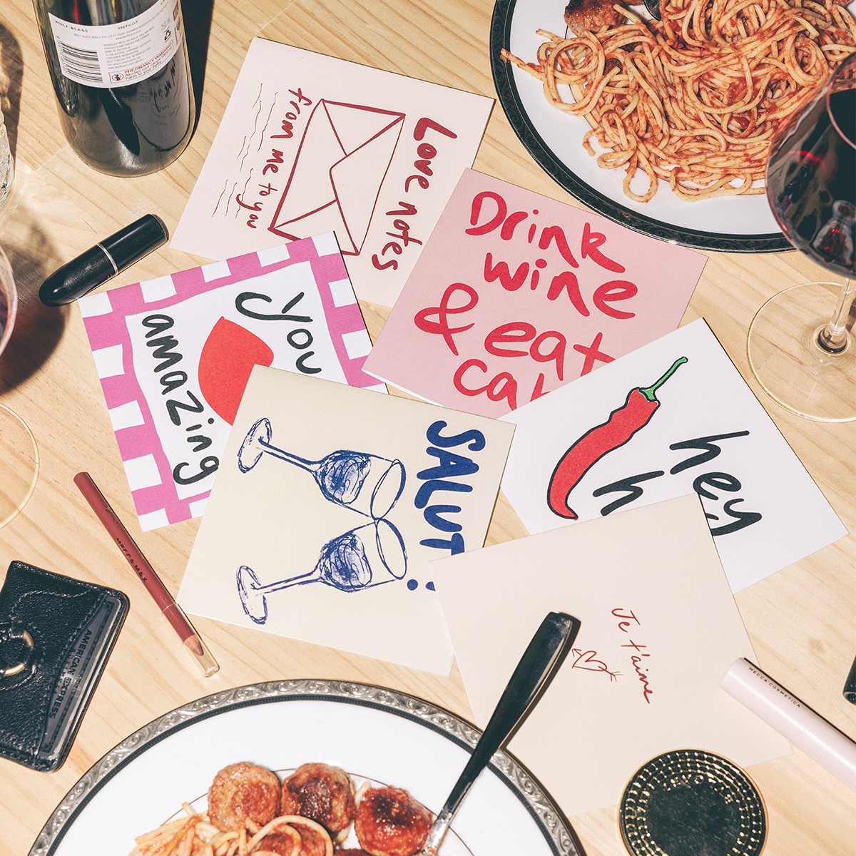 Salty Melon Prints - Wholesale Everyday Greeting Card - EAT CAKE2