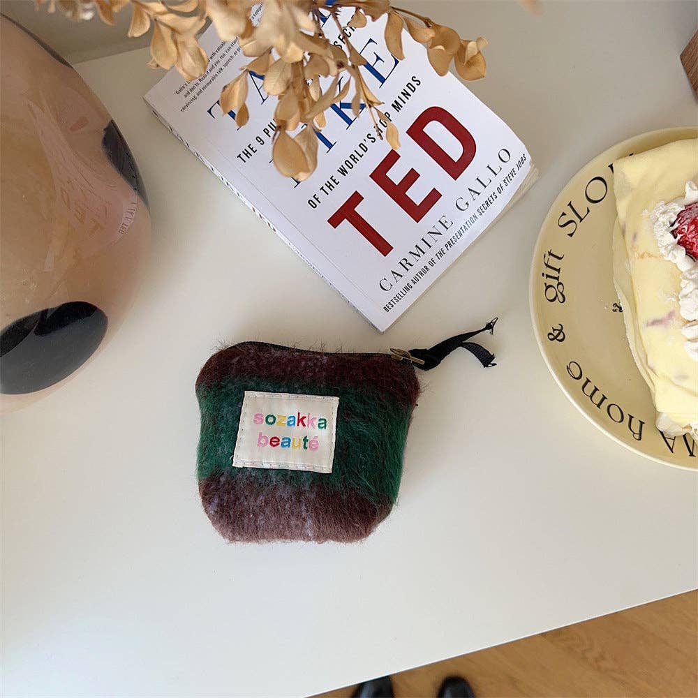 Funkyrel® Atzbranding Limited – wholesale Sminkväska – Cosbai - Mini sminkväska i plysch11