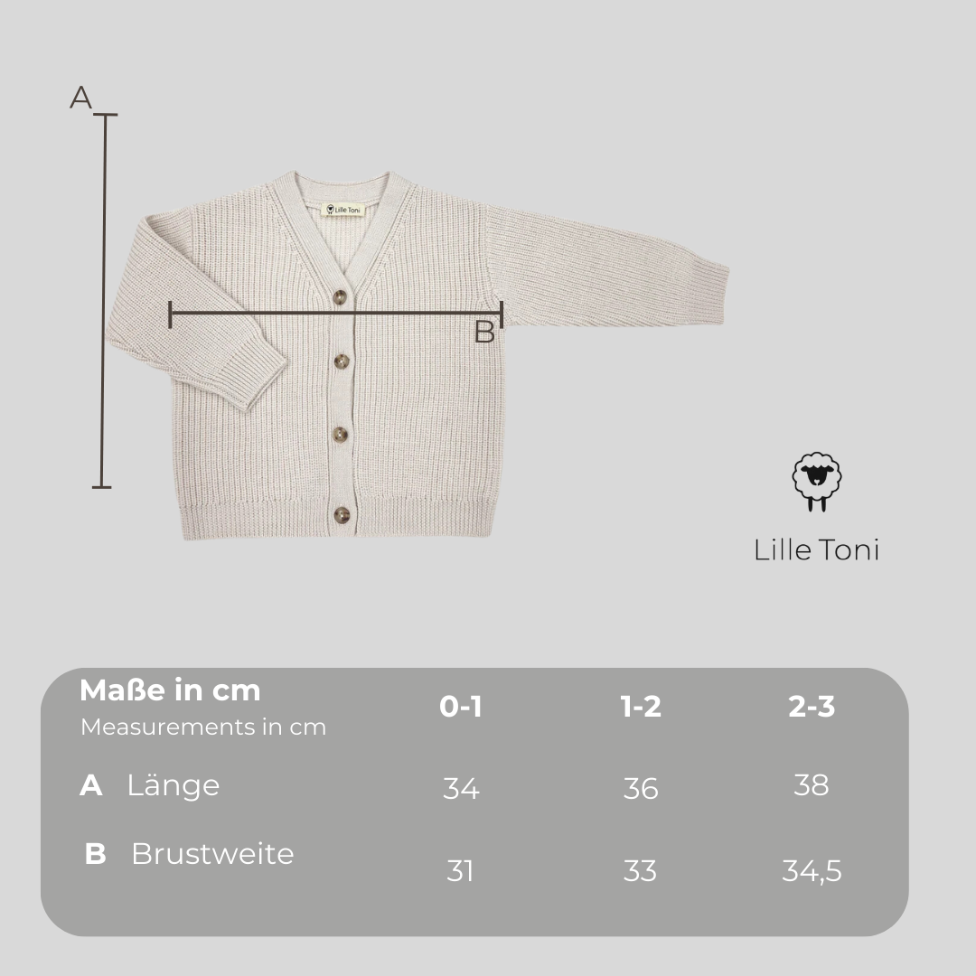 LILLE TONI - Wholesale Cardigan - Baby - Cardigan Pauli in cream4