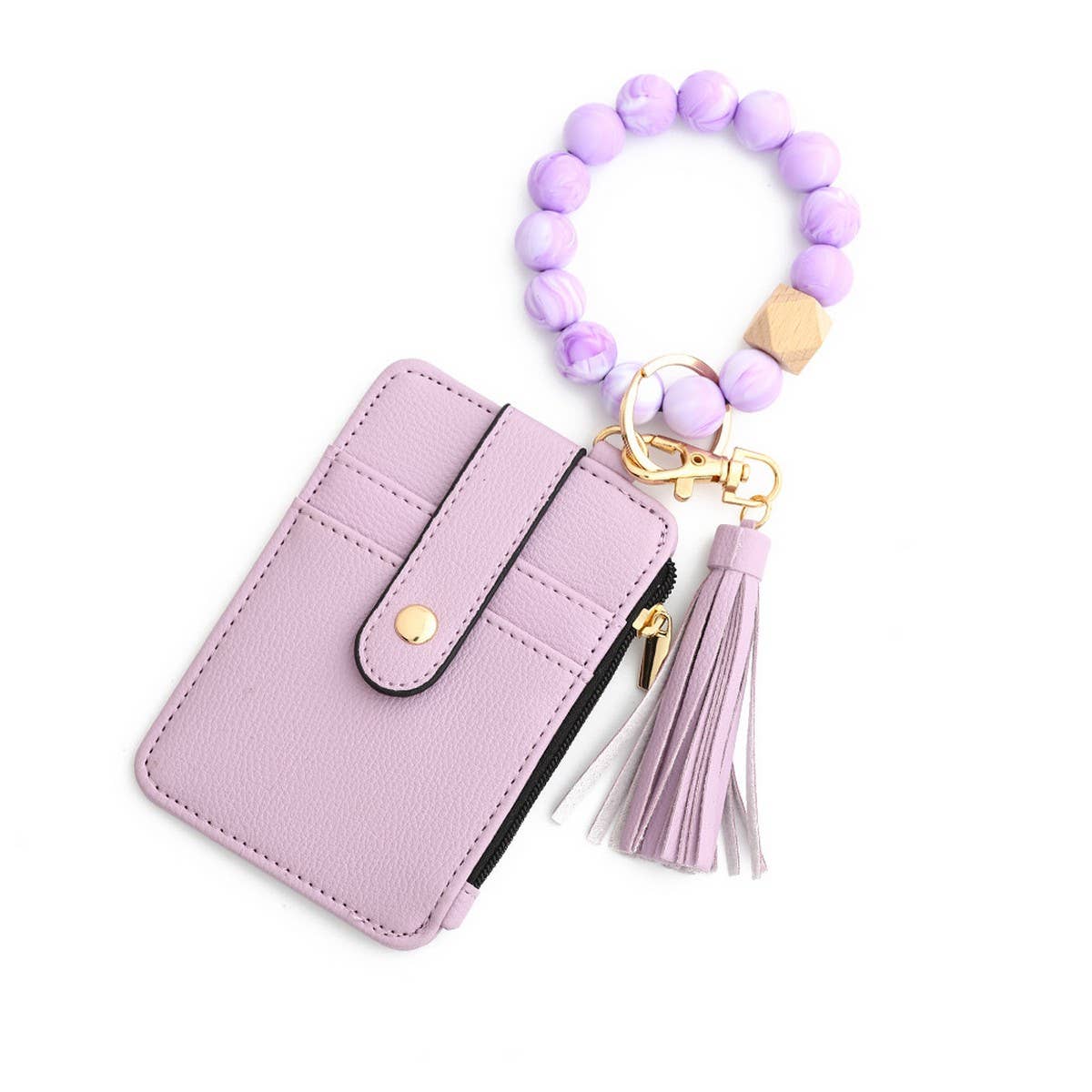 ACCITY - Wholesale Keychain Bracelet - Silicone Wristlet Keychain Card Holder Wallet_CWMM101223
