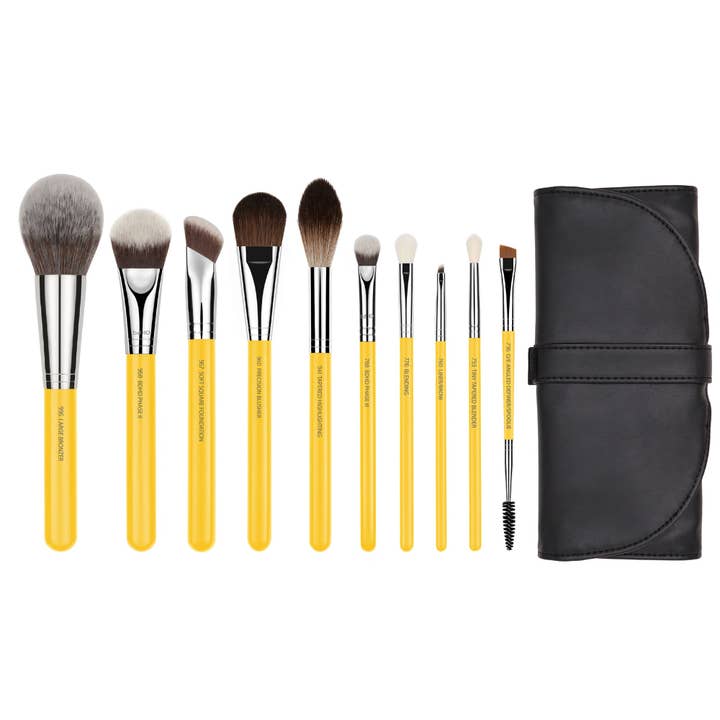 Bdellium Tools - Wholesale Make-up brush set - Studio Pro Collection 10pc. Brush Set with Roll-up Pouch1