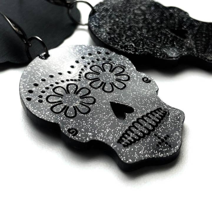 Sugar Skull Mary in Black for wholesale by Dixie Bliss