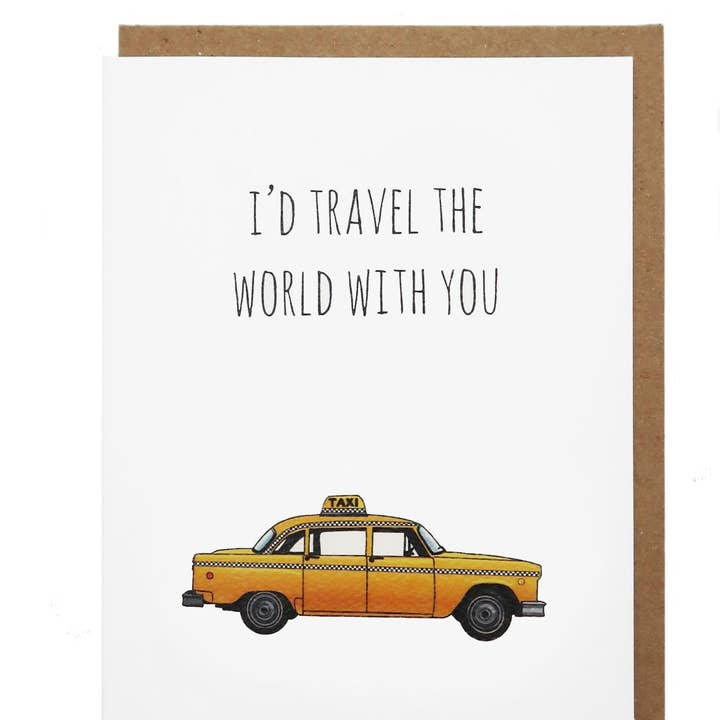 Noted By Copine - Wholesale Love Card - Travel The World