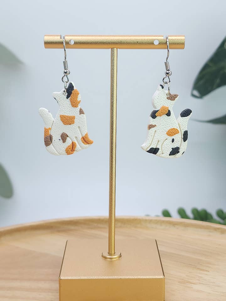 Cat Earrings - Multiple colors for wholesale by Erica Halliman Creations