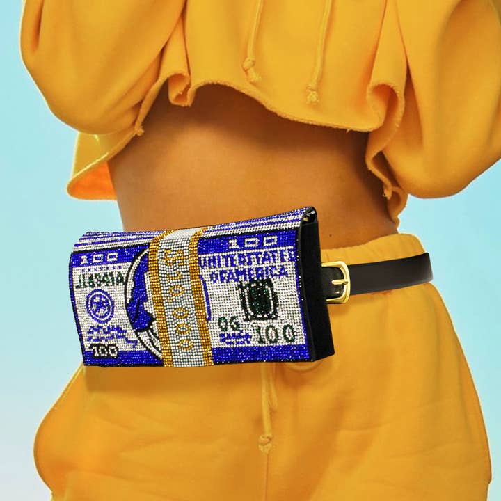 Sensibling Corp. - Wholesale Belt Bag - Women's - Bling Rhinestone Fanny Pack / Belt / Clutch Bag9